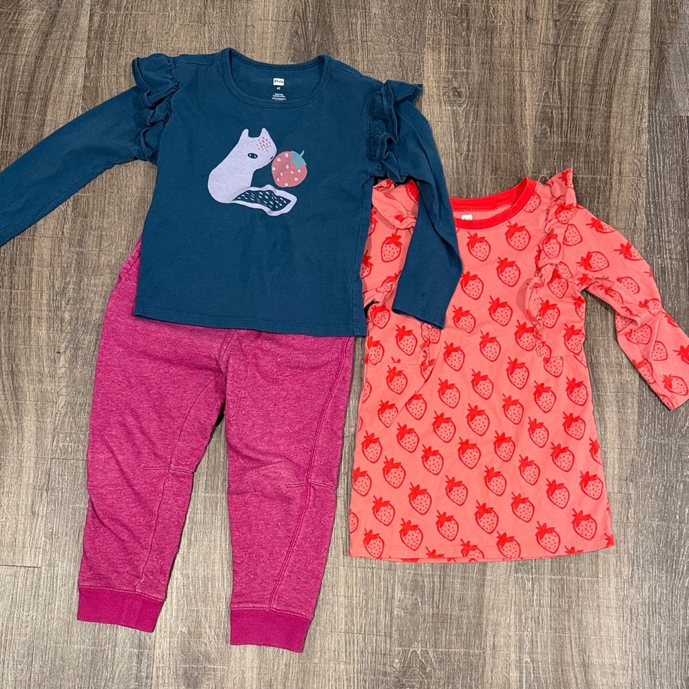 Tea Collection bundle strawberry and sweats